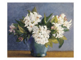 Rhododendrons reproduction procédé giclée par Arthur Hacker