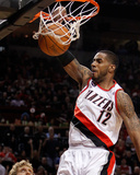 Dallas Mavericks v Portland Trail Blazers - Game Three, Portland, OR - APRIL 21: LaMarcus Aldridge Photographie par Jonathan Ferrey
