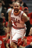Miami Heat v Chicago Bulls - Game One, Chicago, IL - MAY 15: Carlos Boozer Photographic Print by Jonathan Daniel