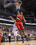 Portland Trail Blazers v Dallas Mavericks - Game One, Dallas, TX - APRIL 16: LaMarcus Aldridge Photographic Print by Ronald Martinez