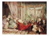 The Cardinal's Visit Giclee-trykk av Salvador Sanchez Barbudo