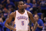 Memphis Grizzlies v Oklahoma City Thunder - Game Seven, Oklahoma City, OK - MAY 15: Kendrick Perkin Photographie par Ronald Martinez