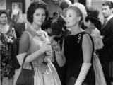 Claudia Cardinale and Michèle Morgan: Les Lions Sont Lâchés, 1961 Photographic Print by Marcel Dole