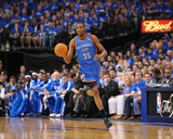 Oklahoma City Thunder v Dallas Mavericks - Game One, Dallas, TX - MAY 17: Kevin Durant Photographic Print by Noah Graham