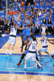 Oklahoma City Thunder v Dallas Mavericks - Game One, Dallas, TX - MAY 17: Kevin Durant and Dirk Now Photographic Print by Andrew Bernstein