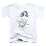 Toddler: Justic League America - Wonder Squiggles Shirts