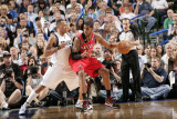 Portland Trail Blazers v Dallas Mavericks - Game One, Dallas, TX - APRIL 16: LaMarcus Aldridge and  Photographic Print by Glenn James