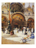 The Basilica Di San Marco Giclee Print by Fernand-marie-eugene Legout-gerard