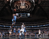 Oklahoma City Thunder v Dallas Mavericks - Game One, Dallas, TX - MAY 17: Russell Westbrook and Jas Photographic Print by Danny Bollinger