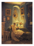 An Evening at Home Reproduction procédé giclée par Edward John Poynter