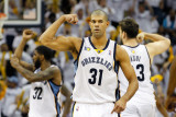 Oklahoma City Thunder v Memphis Grizzlies - Game Six, Memphis, TN - MAY 13: Shane Battier Photographic Print by Kevin Cox