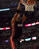 Miami Heat v Chicago Bulls - Game One, Chicago, IL - MAY 15: Chris Bosh Photographic Print by Jonathan Daniel