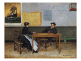 In the Cafe Giclee Print by Jan Lodewijk Moerman