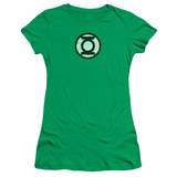 Juniors: Green Lantern - Scribble Lantern Logo Shirt