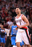 Dallas Mavericks v Portland Trail Blazers - Game Three, Portland, OR - APRIL 21: Brandon Roy Photographic Print by Sam Forencich