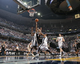 San Antonio Spurs v Memphis Grizzlies - Game Six, Memphis, TN - APRIL 29: Tony Parker and Mike Conl Photographic Print by Joe Murphy