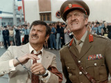 Eli Wallach and David Niven: Le Cerveau, 1969 Photographic Print by Marcel Dole