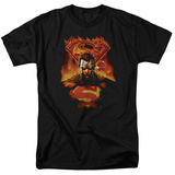 Superman - Man on Fire Shirt