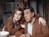 Fernandel and Lilli Palmer: Le Voyage Du Père, 1966 Fotografisk tryk af Marcel Dole Fernandel and Lilli Palmer: Le Voyage Du Père, 1966 Fotografisk tryk af Marcel Dole
