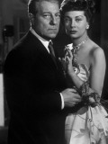Jean Gabin and Françoise Christophe: Victor, 1951 Photographic Print by  Limot
