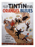 Movie Poster: Tintin et Les Oranges Bleues, 1964 Reprodukcja zdjęcia autor Marcel Dole