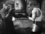 Jean Gabin and Roland Lesaffre: L'Air De Paris, 1954 Photographic Print by  Limot