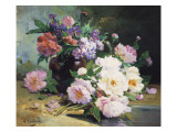 A Still Life of Beautiful Flowers Giclee Print by Eugene Henri Cauchois