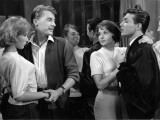 Françoise Arnoul, Jean-Paul Vignon, Georges Rivière and Dany Saval: Asphalte, 1959 Photographic Print by Marcel Dole