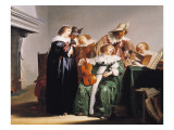 A Musical Gathering reproduction procédé giclée par Pieter Codde