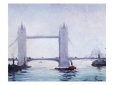 Pont de Londres reproduction procédé giclée par Jef de Pauw