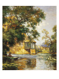 The Mill Pond Giclee-trykk av William Kay Blacklock