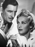 Ronald Colman et Madeleine Carroll : Le Prisonnier de Zenda, 1937 Photographie