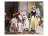 The Morning Stroll Giclee Print by Joseph Caraud