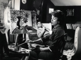 Jean-Claude Brialy et Danielle Darrieux : Les Lions sont lâchés, 1961 Photographie par Marcel Dole