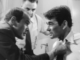 Stuart Whitman and Marcel Bozzuffi: Le Jour et L'Heure, 1963 Photographic Print by Marcel Dole