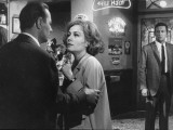 Annie Girardot, Maurice Ronet et Roland Lesaffre : Trois Chambres à Manhattan, 1965 Photographie par  Limot