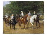 The Morning Ride Giclée-Druck von Heywood Hardy