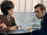 Jean Yanne and Sheila: Bang Bang, 1967 Fotografie-Druck von Marcel Dole