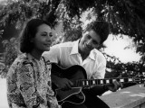 Sacha Distel et Annie Girardot : La Bonne Soupe, 1963 Photographie par Marcel Dole