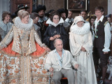 Louis de Funès,, Yves Montand and Alice Sapritchshooting Picture: La Folie Des Grandeurs, 1971 Photographic Print by Marcel Dole