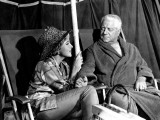 Micheline Presle and Jean Gabin: Le Baron de L'Écluse, 1959 Photographic Print by Marcel Dole