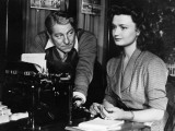 Jean Gabin and Brigitte Auber: Victor, 1951 Photographic Print by  Limot