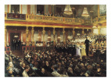 The Vienna Opera Giclee Print by Auguste Mandlick
