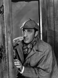 Basil Rathbone: The Adventures of Sherlock Holmes, 1939 Fotografisk tryk Basil Rathbone: The Adventures of Sherlock Holmes, 1939 Fotografisk tryk