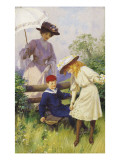 Oops-A-Daisy Reproduction procédé giclée par Percy Tarrant