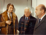 Jean Gabin, Bernard Blier and Félix Marten: Le Tueur, 1972 Photographic Print by Marcel Dole