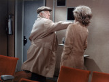 Jean Gabin and Margaret Lee: Le Soleil Des Voyous, 1967 Photographic Print by Marcel Dole