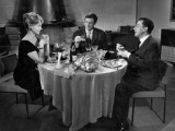 Jean-Paul Belmondo, Paul Meurisse and Dany Robin: La Française et L'Amour, 1960 Photographic Print by  Limot