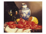 Still Life with Prawns Giclee Print by Edward Ladell