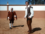 Louis de Funès and Yves Montand: La Folie Des Grandeurs, 1971 Photographic Print by Marcel Dole
